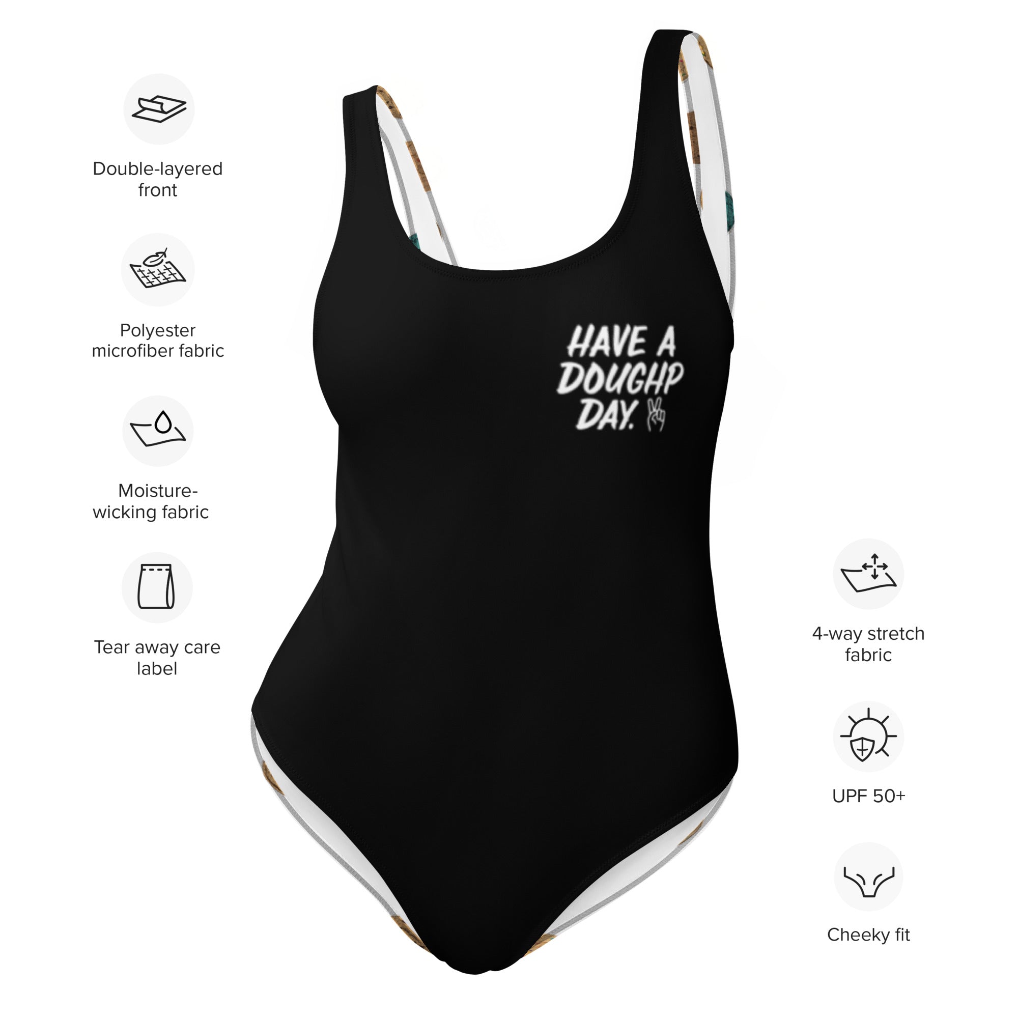 One-Piece "Have a Doughp Day" Swimsuit