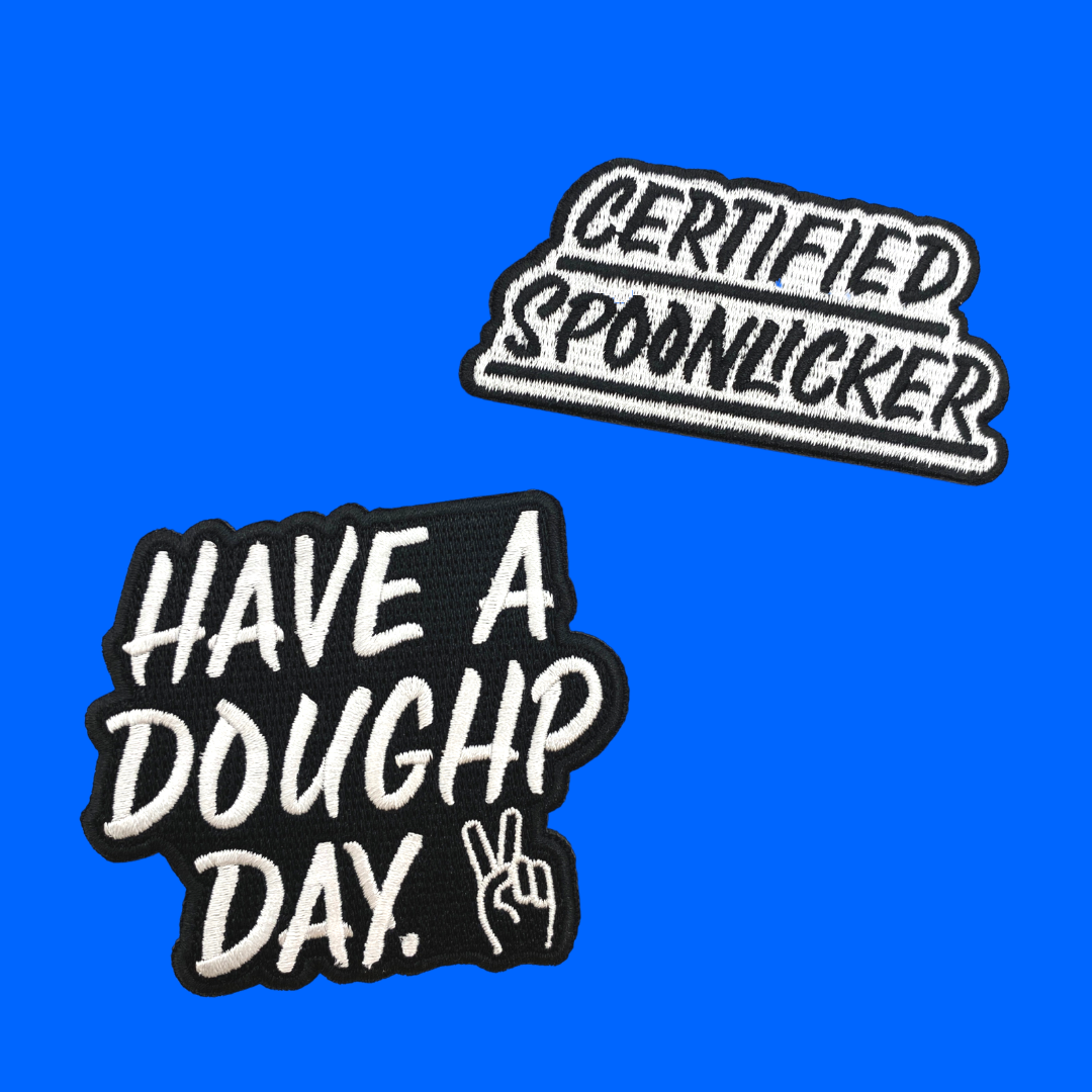 Embroidered Patches - Doughp Cookie Dough