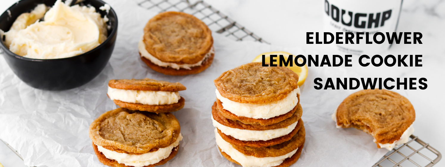 Elderflower Lemonade Cookie Sandwich Recipe