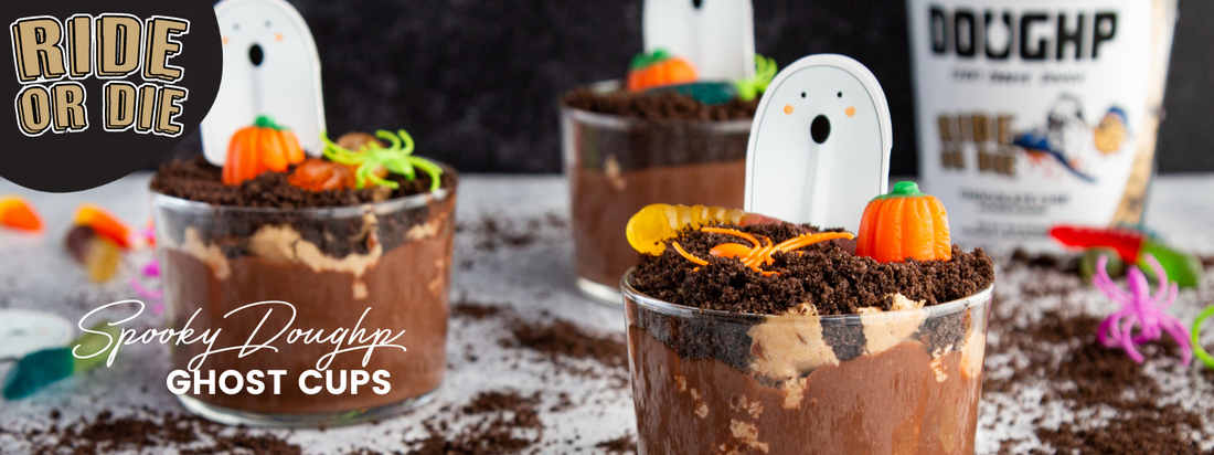 SPOOKY DOUGHP GHOST CUPS