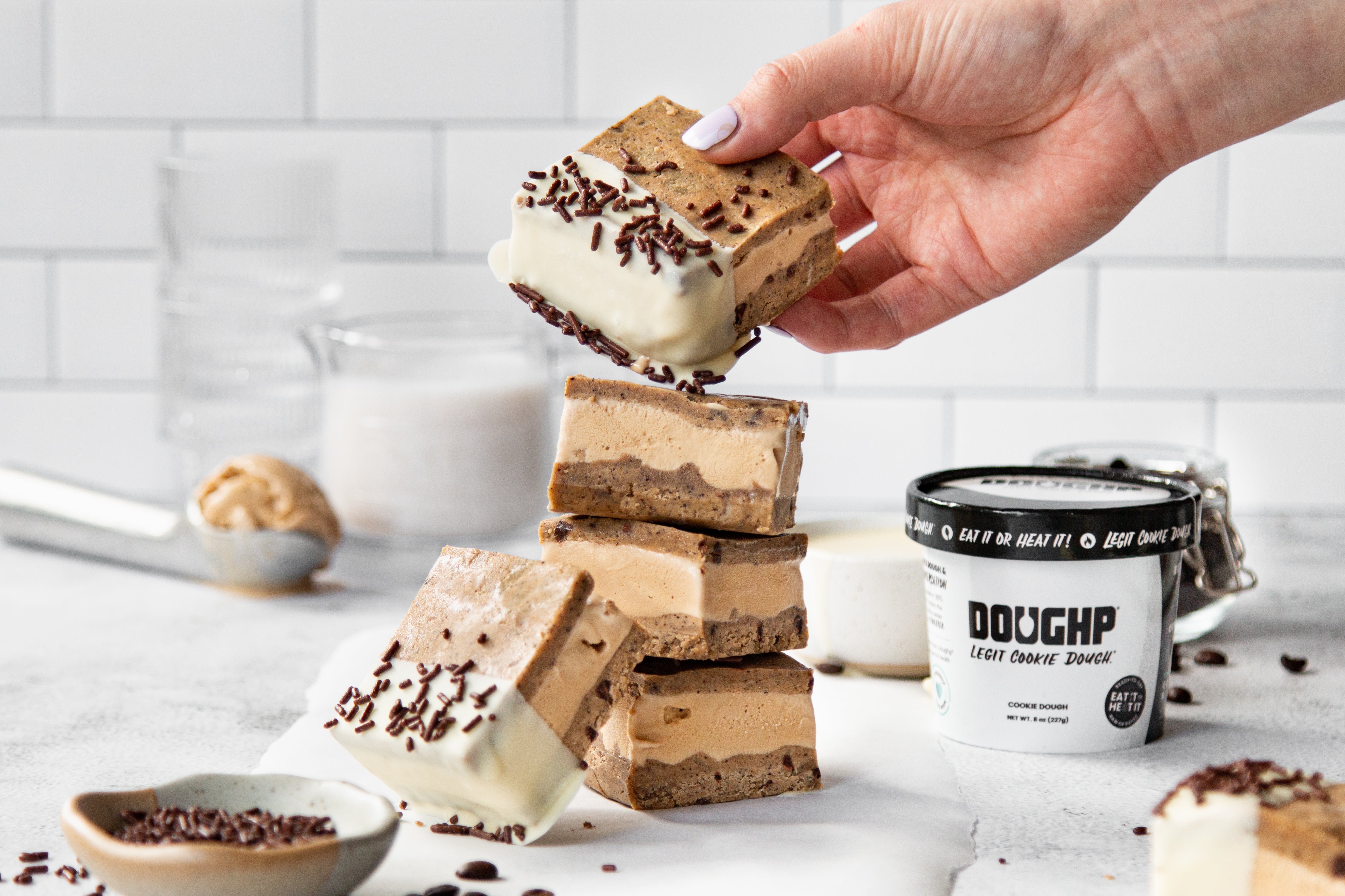 Cool Off With These No-Bake Cold Brew Crew Ice Cream Sandwiches