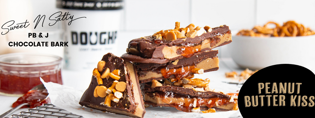 SWEET N SALTY PB & J CHOCOLATE BARK