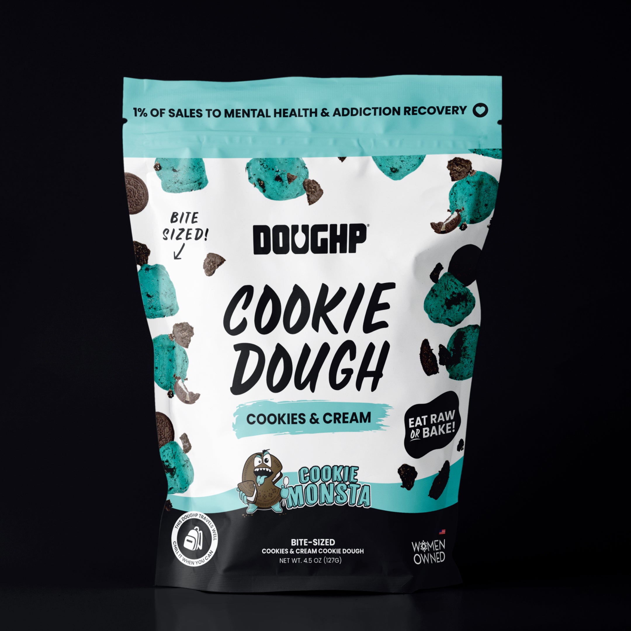 Cookies & Cream Cookie Dough Drops | Edible & Bakeable – Doughp
