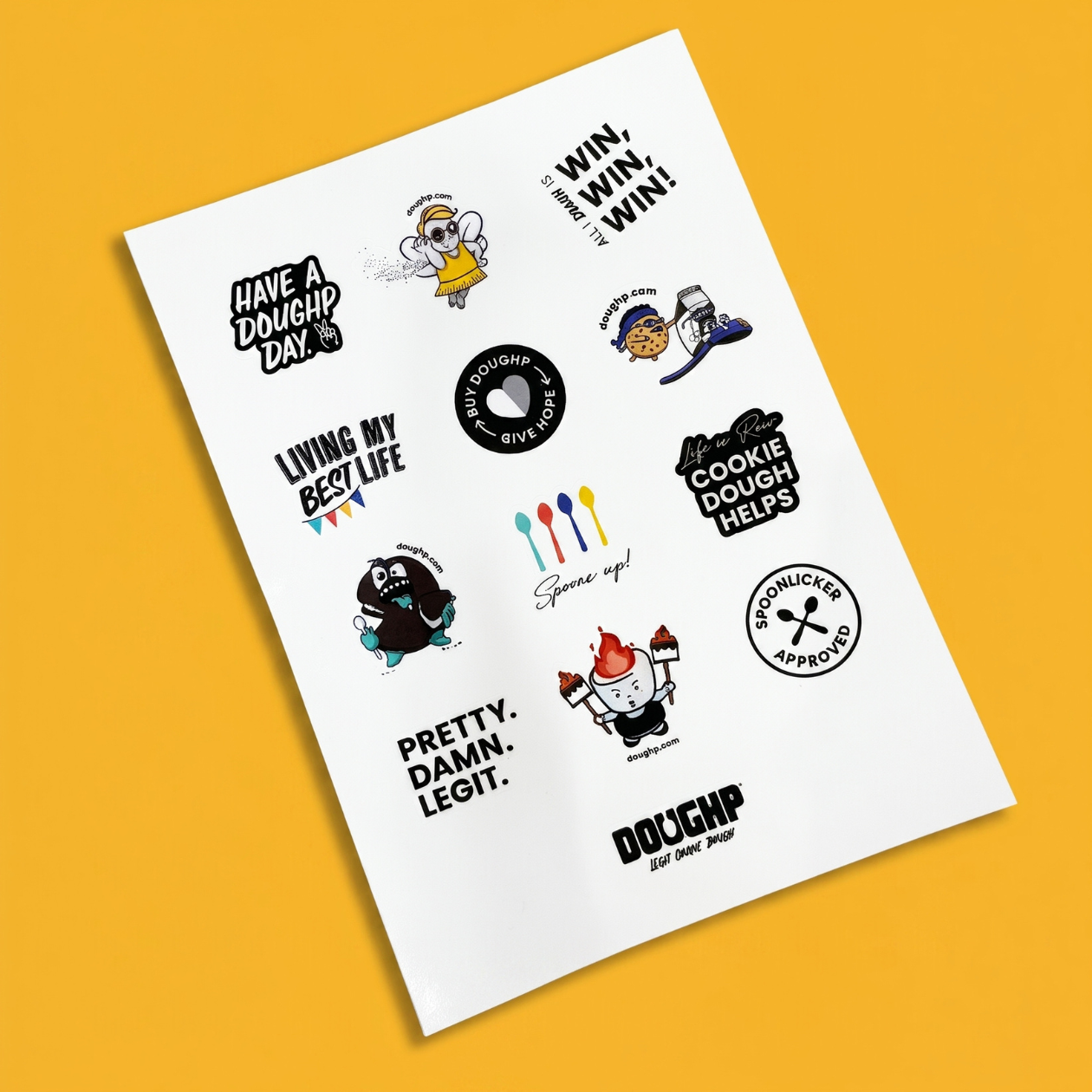 Doughp Sticker Sheet