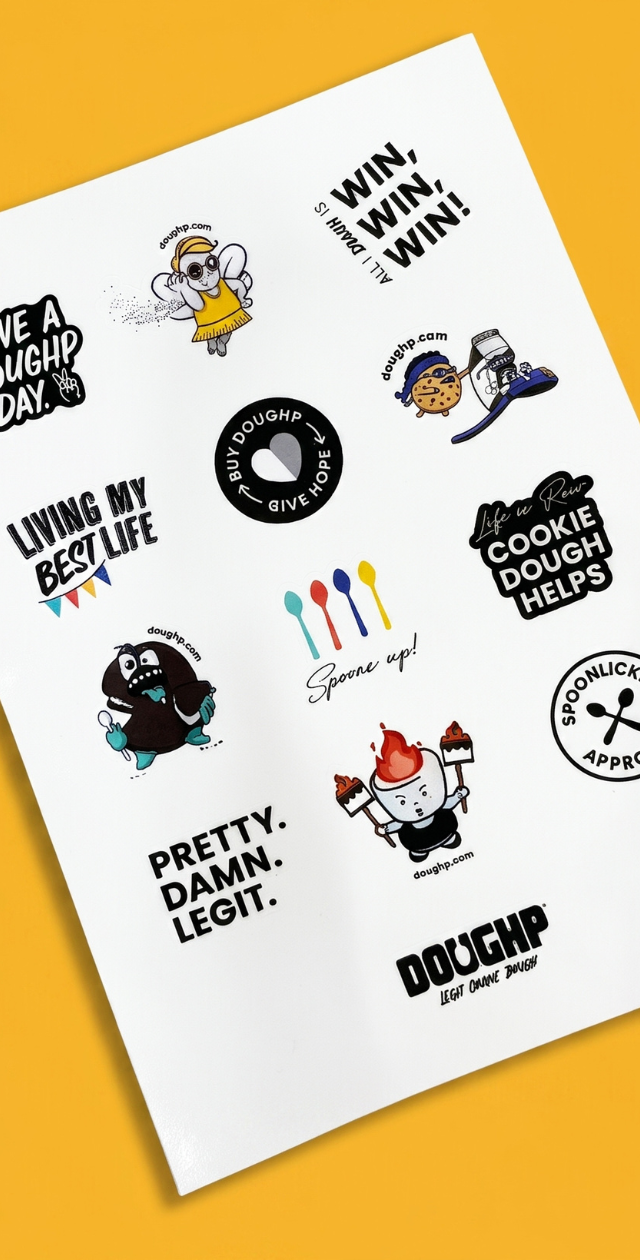 Doughp Sticker Sheet