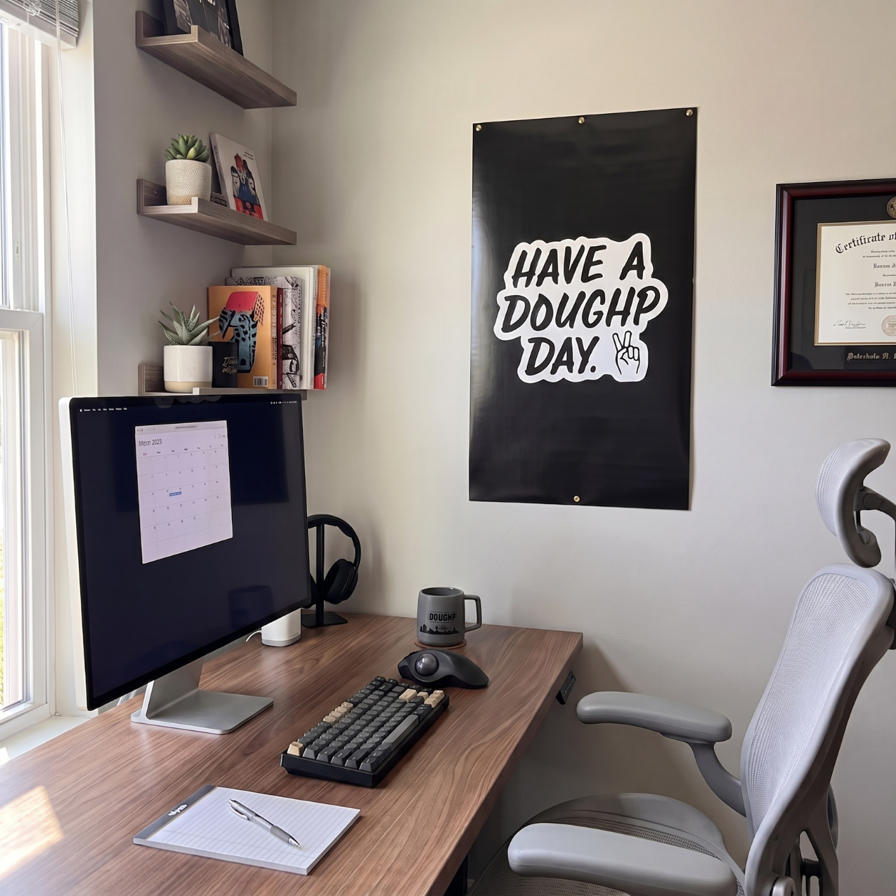 "Have a Doughp Day" Poster