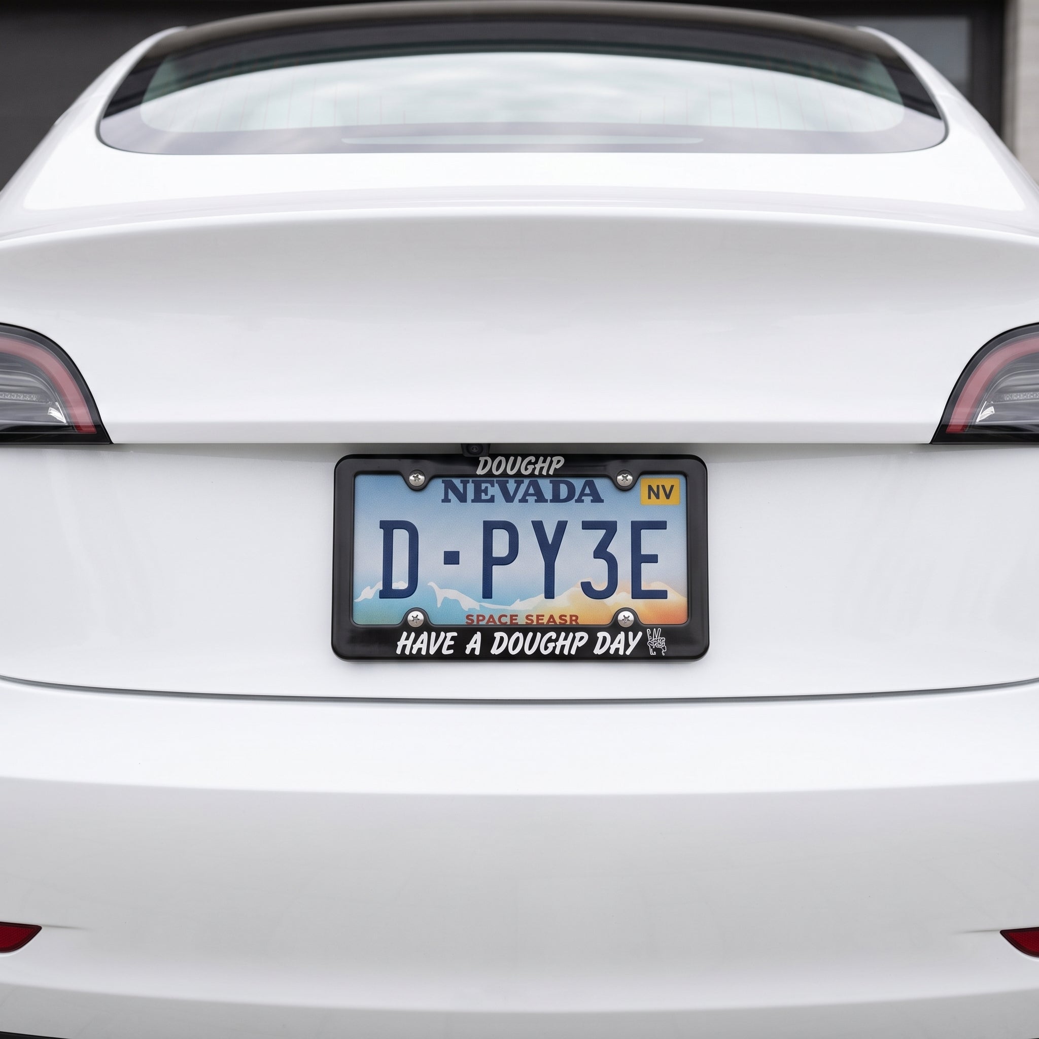 Doughp License Plate Frame