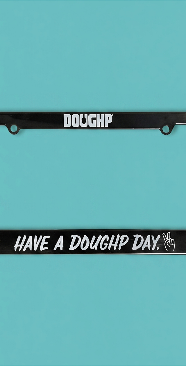 Doughp License Plate Frame