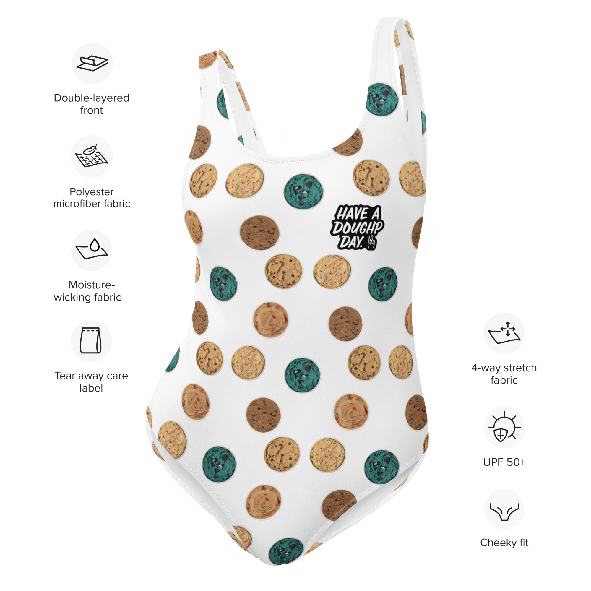 One-Piece Cookie Dough Swimsuit – Doughp Cookie Dough