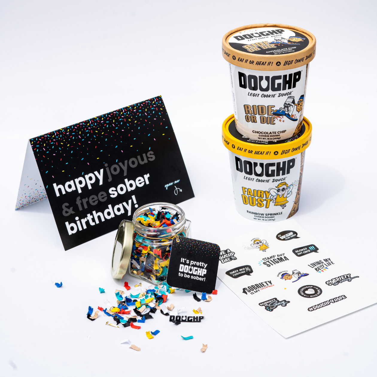 Sober birthday box with Doughp