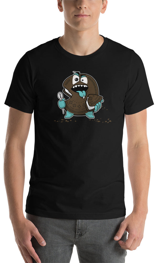 Cookie Monsta Short-Sleeve Unisex T-Shirt - Doughp Cookie Dough