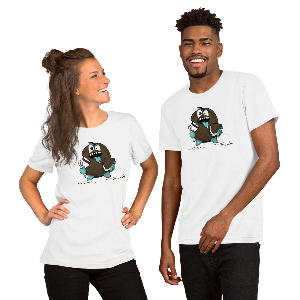 Cookie Monsta Short-Sleeve Unisex T-Shirt - Doughp Cookie Dough