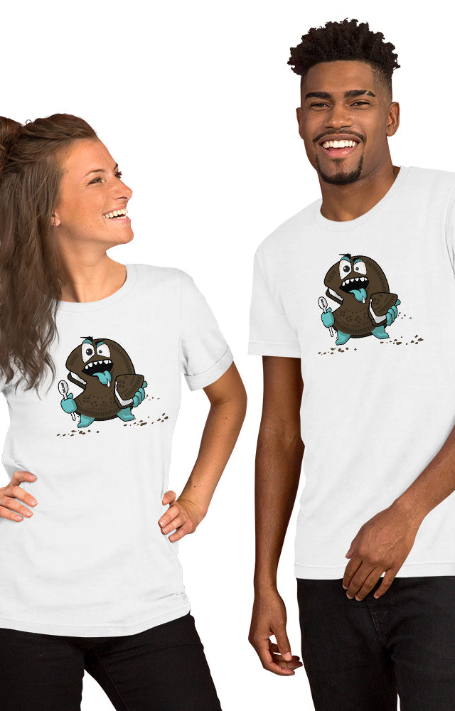 Cookie Monsta Short-Sleeve Unisex T-Shirt - Doughp Cookie Dough