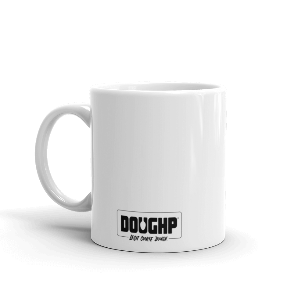 Have a Doughp day White glossy mug